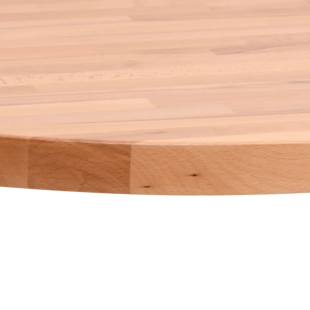 vidaXL Tafelblad rond Ø40x2,5 cm massief beukenhout afbeelding