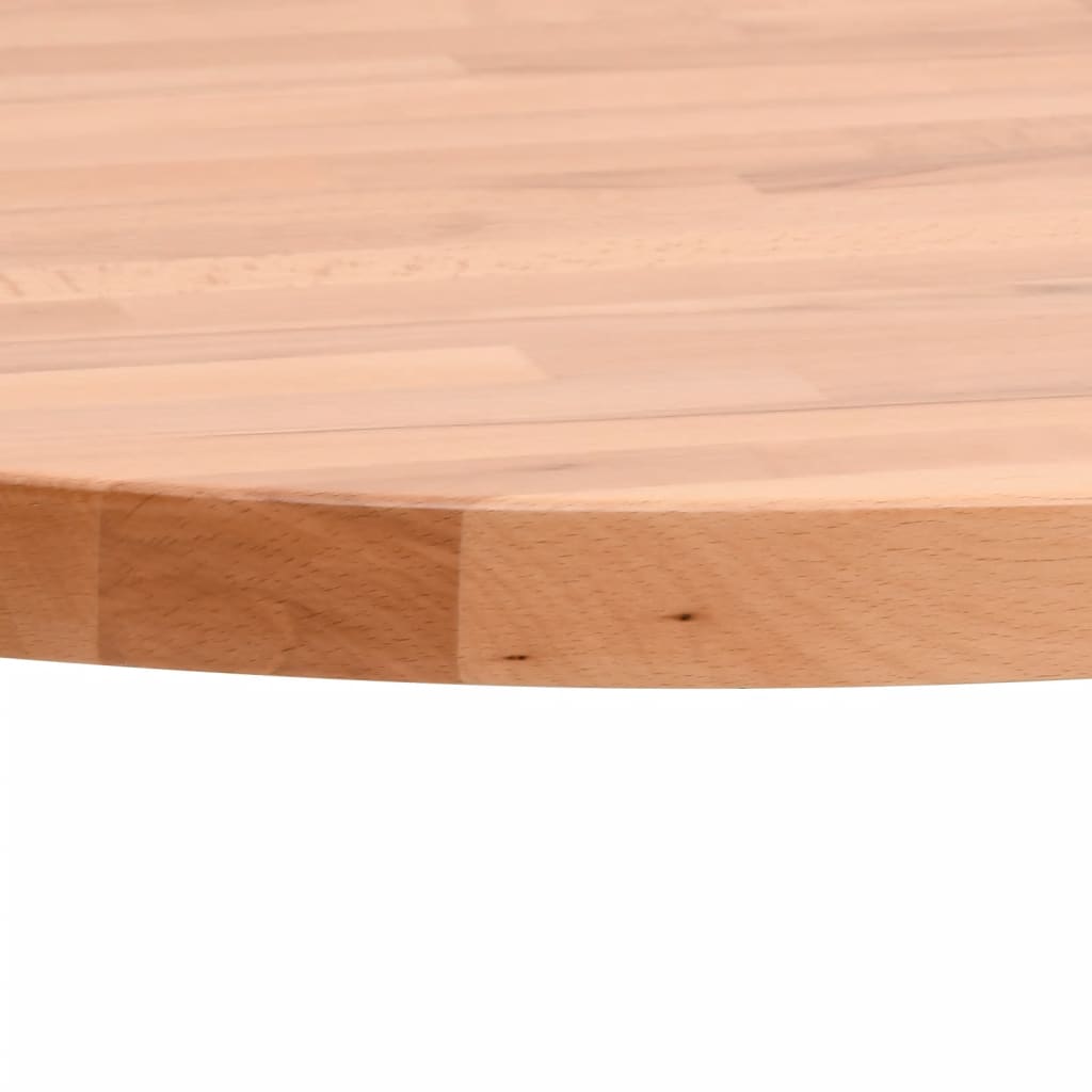 Thumbnail - vidaXL Tischplatte Ø50x2,5 cm Rund Massivholz Buche
