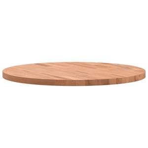 Stolní deska Ø 60 x 2,5 cm kulatá masivní bukové dřevo - obrázek 5