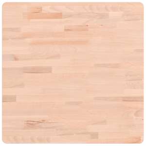 Stolní deska 60 x 60 x 1,5 cm čtvercová masivní bukové dřevo - obrázek 2
