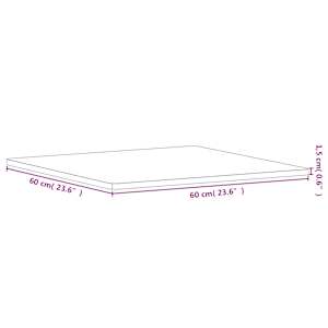 Stolní deska 60 x 60 x 1,5 cm čtvercová masivní bukové dřevo - obrázek 7