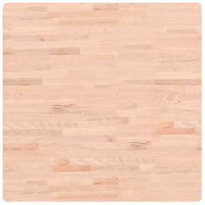 Stolní deska 80 x 80 x 1,5 cm čtvercová masivní bukové dřevo - obrázek 2