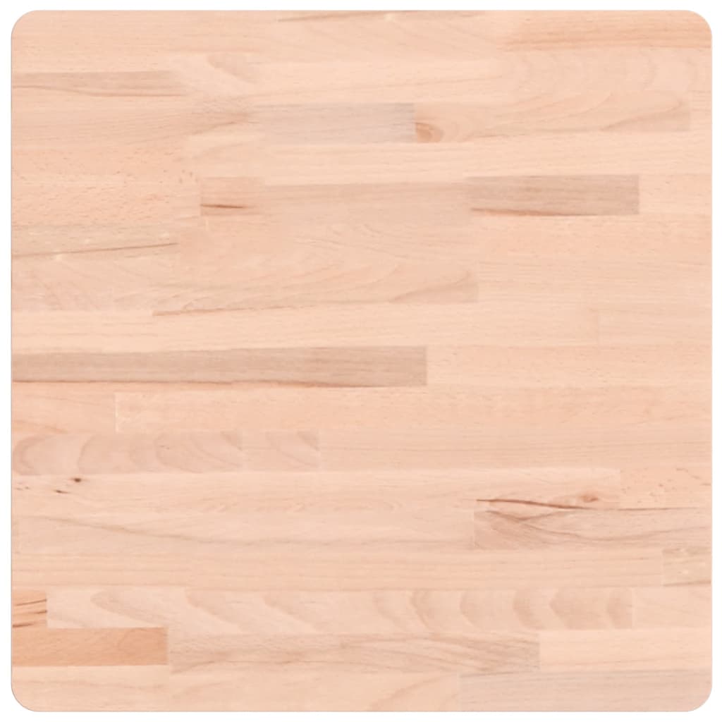 vidaXL Stolní deska 50 x 50 x 2,5 cm čtvercová masivní bukové dřevo