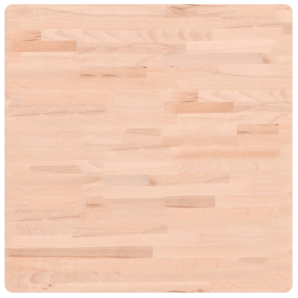vidaXL Stolní deska 70 x 70 x 2,5 cm čtvercová masivní bukové dřevo