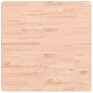 Stolní deska 80 x 80 x 2,5 cm čtvercová masivní bukové dřevo - obrázek 2