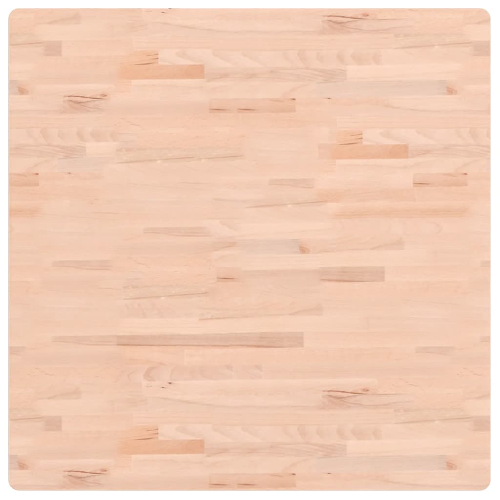 vidaXL Stolní deska 90 x 90 x 2,5 cm čtvercová masivní bukové dřevo