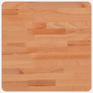 Stolní deska 40 x 40 x 1,5 cm čtvercová masivní bukové dřevo - obrázek 2