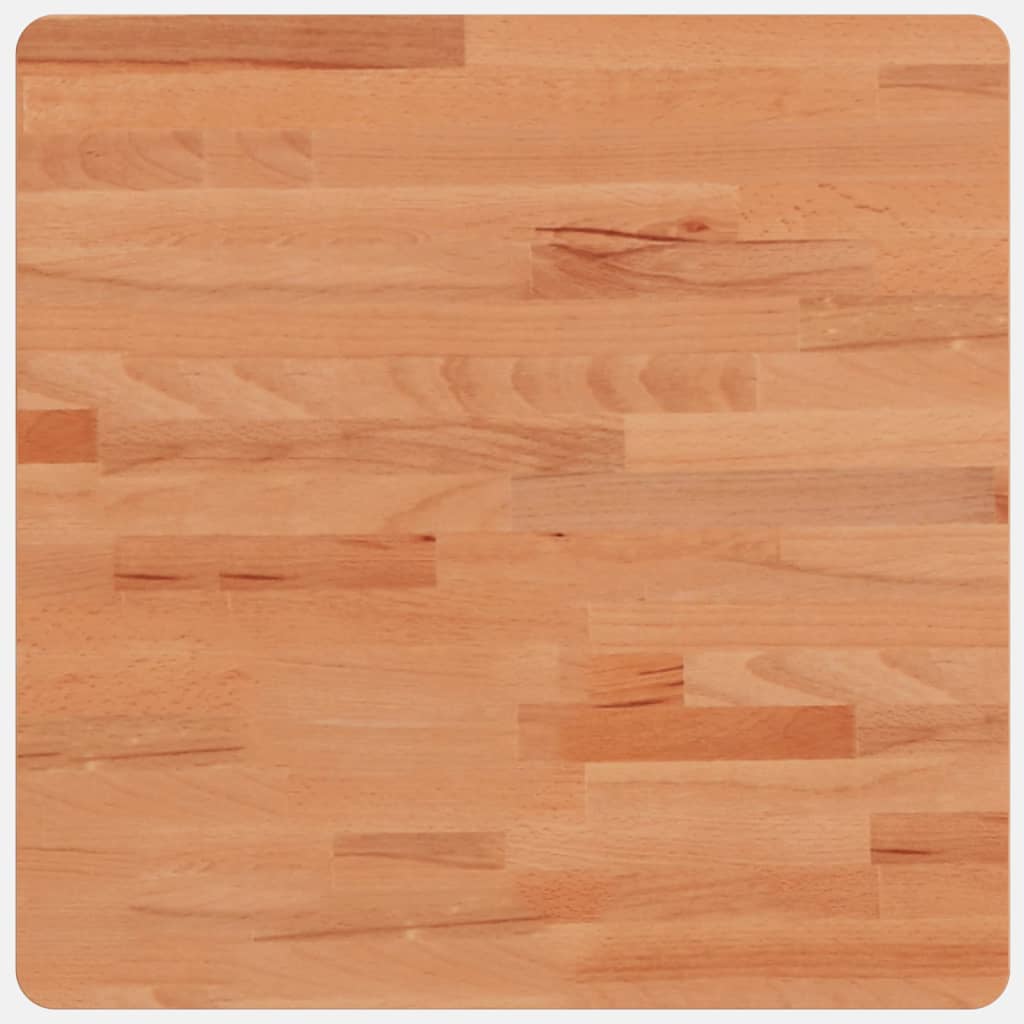 vidaXL Tafelblad vierkant 50x50x1,5 cm massief beukenhout bruin, foto 3