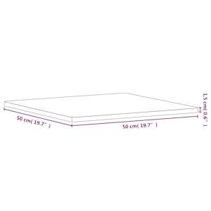 Stolní deska 50 x 50 x 1,5 cm čtvercová masivní bukové dřevo - obrázek 7