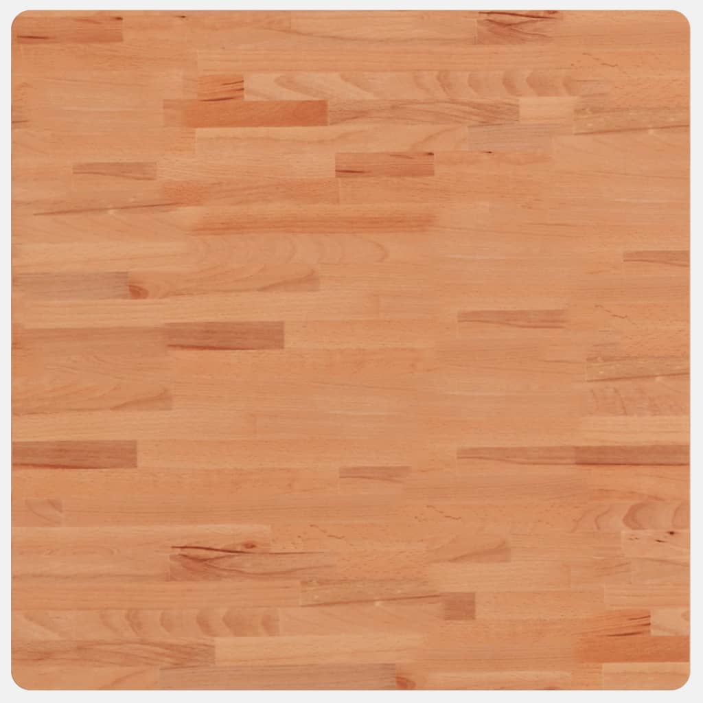 vidaXL Stolní deska 70 x 70 x 1,5 cm čtvercová masivní bukové dřevo