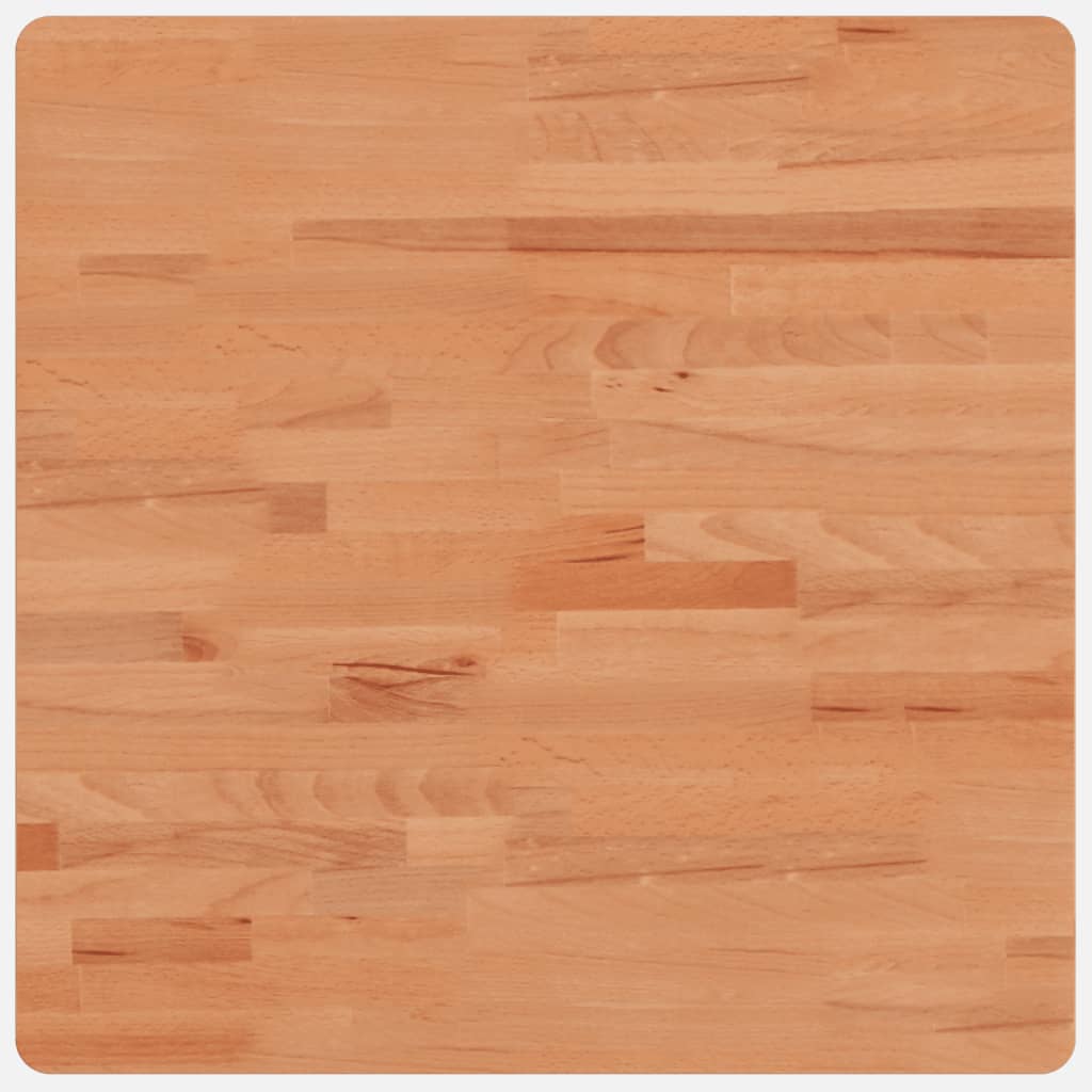 vidaXL Tafelblad vierkant 60x60x4 cm massief beukenhout bruin, foto 3