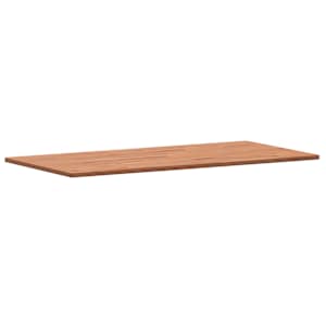 vidaXL Comptoir de salle de bain 80x40x1,5 cm bois massif de h&ecirc;tre