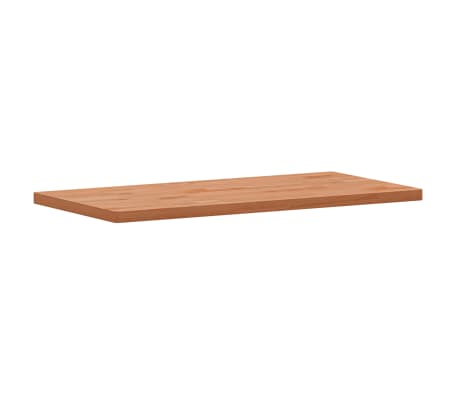 vidaXL Comptoir de salle de bain 80x40x2,5 cm bois massif de h&ecirc;tre