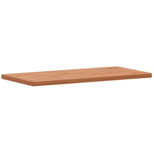 vidaXL Comptoir de salle de bain 80x40x2,5 cm bois massif de h&ecirc;tre