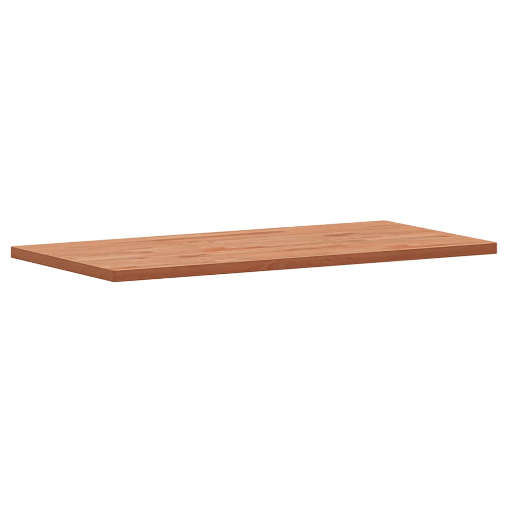 vidaXL Wastafelblad 100x50x2,5 cm massief beukenhout afbeelding