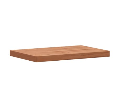 vidaXL Comptoir de salle de bain 60x40x4 cm bois massif de h&ecirc;tre