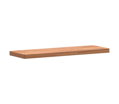 vidaXL Wall Shelf Beech Solid beech wood 23.6x7.9x1.0 in Wall Shelf