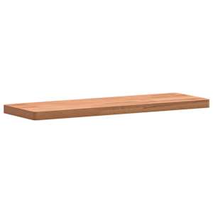 vidaXL Wall Shelf Beech Solid beech wood 23.6x7.9x1.0 in Wall Shelf