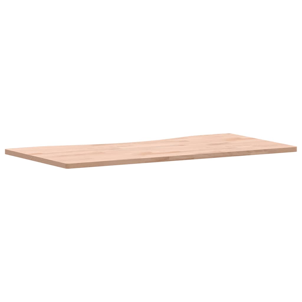 vidaXL Bordplate 80x(36-40)x1,5 cm heltre bøk