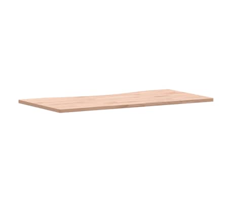 vidaXL Bordplate 80x(36-40)x1,5 cm heltre bøk