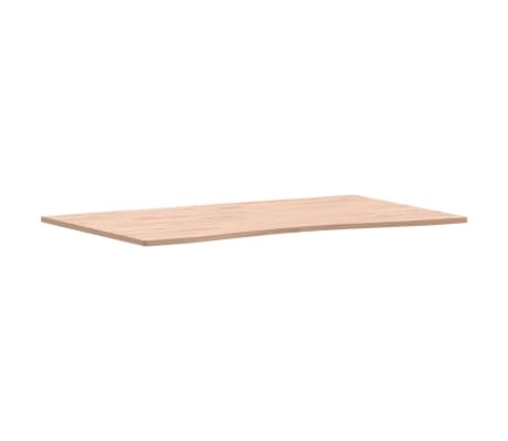 vidaXL Desk Top 100x(55-60)x1.5 cm Solid Wood Beech