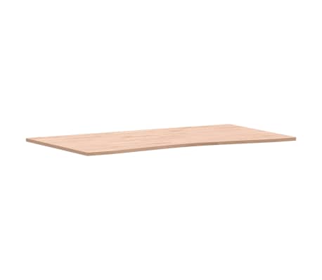 vidaXL Blat de birou, 110x(55-60)x1,5 cm, lemn masiv de fag