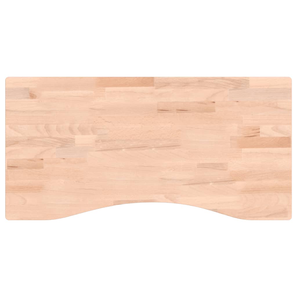vidaXL Deska psacího stolu 80 x (36–40) x 2,5 cm masivní bukové dřevo