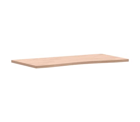 vidaXL Desk Top 110x(50-55)x2.5 cm Solid Wood Beech