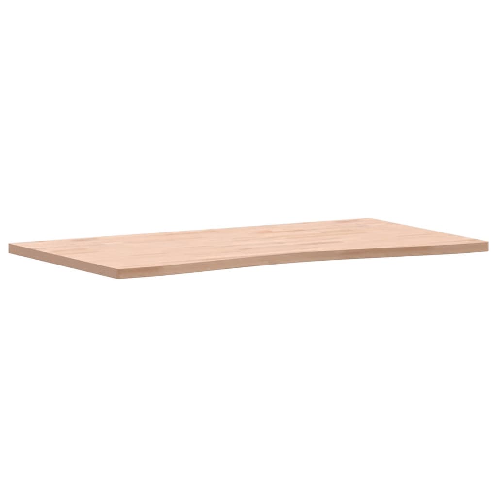vidaXL Bureaublad 110x(55-60)x2,5 cm massief beukenhout afbeelding