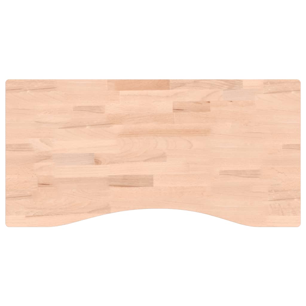 vidaXL Deska psacího stolu 80 x (36–40) x 4 cm masivní bukové dřevo