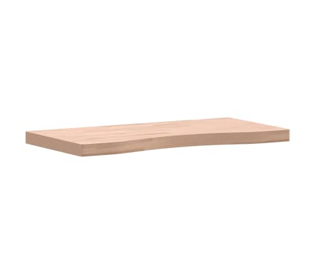 vidaXL Desk Top 80x(36-40)x4 cm Solid Wood Beech