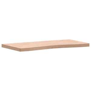 vidaXL Desk Top 100x(45-50)x4 cm Solid Wood Beech