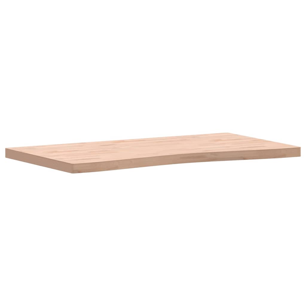 Thumbnail - vidaXL Schreibtischplatte 110x(55-60)x4 cm Massivholz Buche