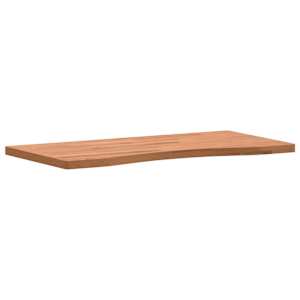 vidaXL Επιφάνεια Εργασίας 80x(36-40)x2,5 εκ. από Μασίφ Ξύλο Οξιάς