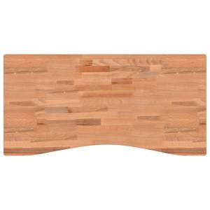 Deska psacího stolu 100 x (45–50) x 2,5 cm masivní bukové dřevo - obrázek 2