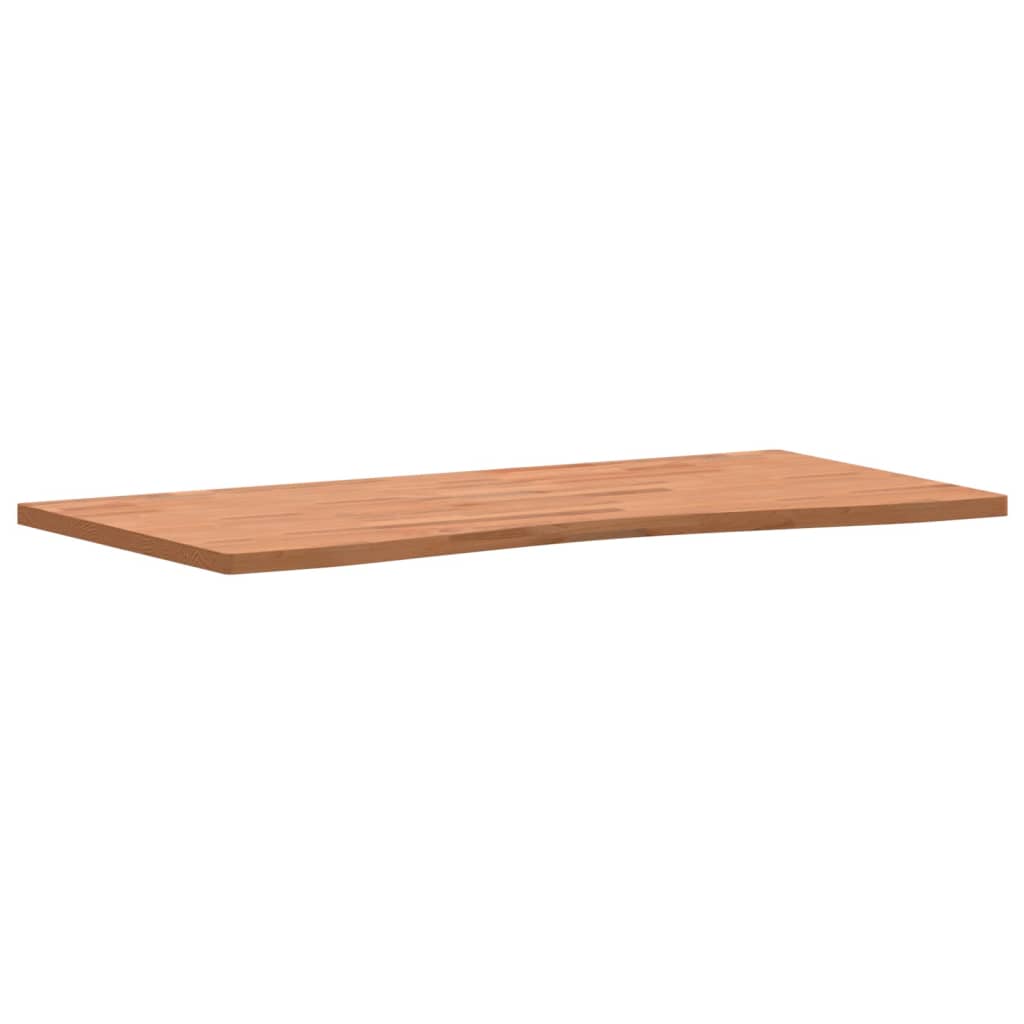 Thumbnail - vidaXL Schreibtischplatte 110x(50-55)x2,5 cm Massivholz Buche