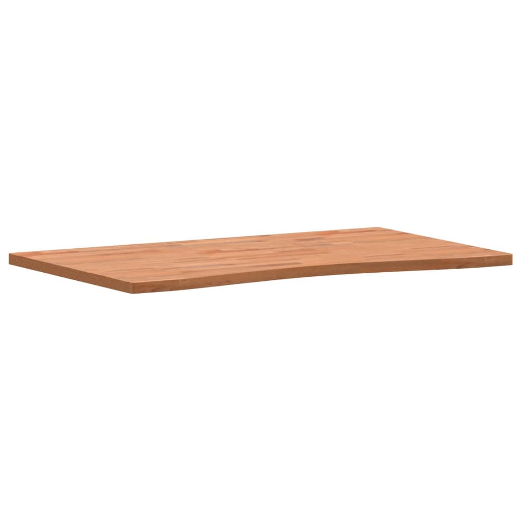 Thumbnail - vidaXL Schreibtischplatte 100x(55-60)x2,5 cm Massivholz Buche