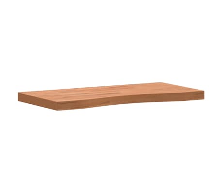 vidaXL Dessus de bureau 80x(36-40)x4 cm bois massif de hêtre