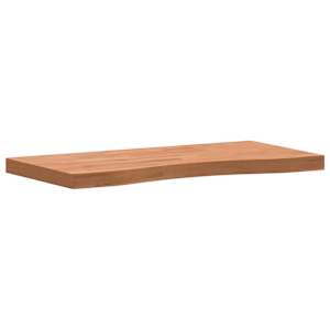 vidaXL Dessus de bureau 80x(36-40)x4 cm bois massif de hêtre