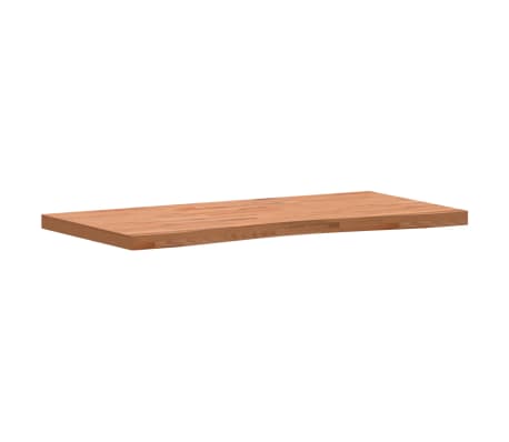 vidaXL Mizna plošča 110x(50-55)x4 cm trdna bukovina