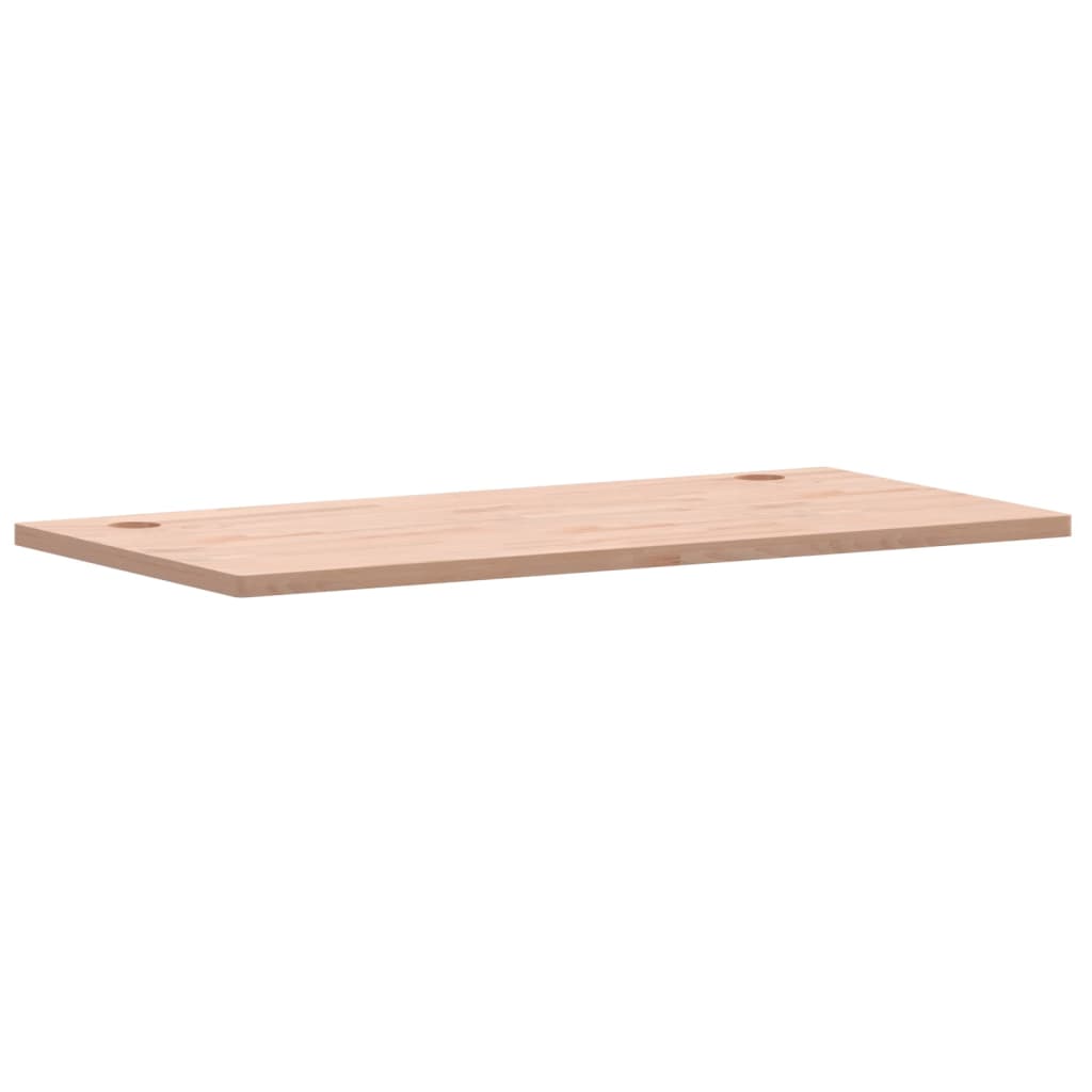vidaXL tömör bükkfa íróasztallap 110 x 55 x 2,5 cm