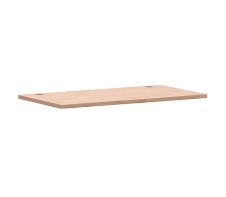 vidaXL Desk Top 110x60x2.5 cm Solid Wood Beech