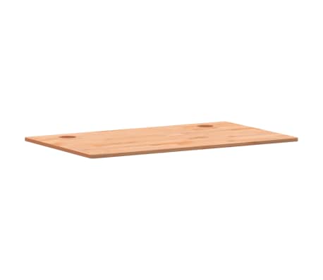 vidaXL Desk Top 110x60x1.5 cm Solid Wood Beech