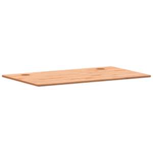 vidaXL Desk Top 110x60x1.5 cm Solid Wood Beech