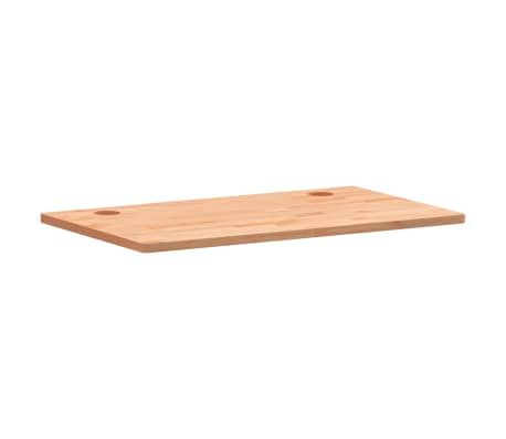 vidaXL Επιφάνεια Γραφείου 100x60x2,5 εκ. από Μασίφ Ξύλο Οξιάς