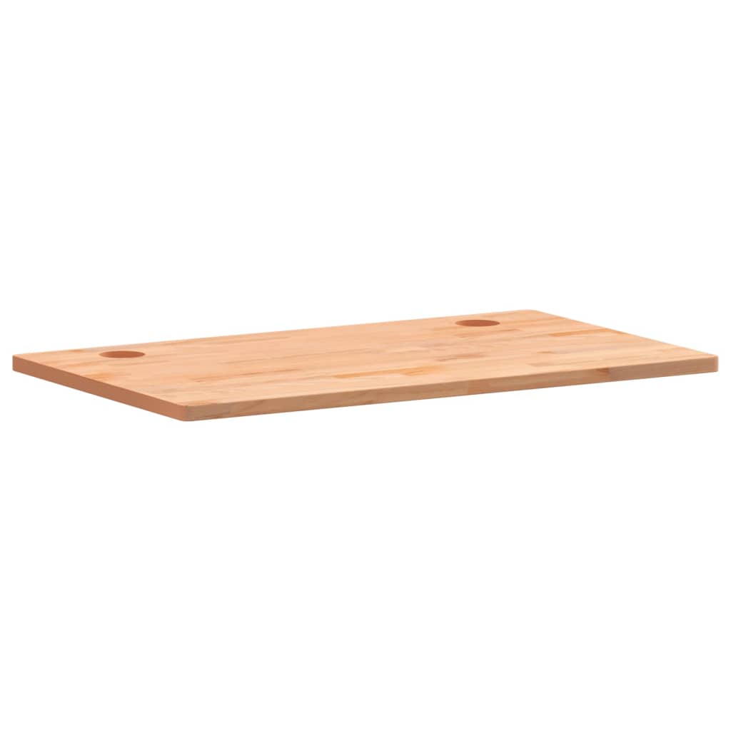 vidaXL tömör bükkfa íróasztallap 110 x 60 x 2,5 cm