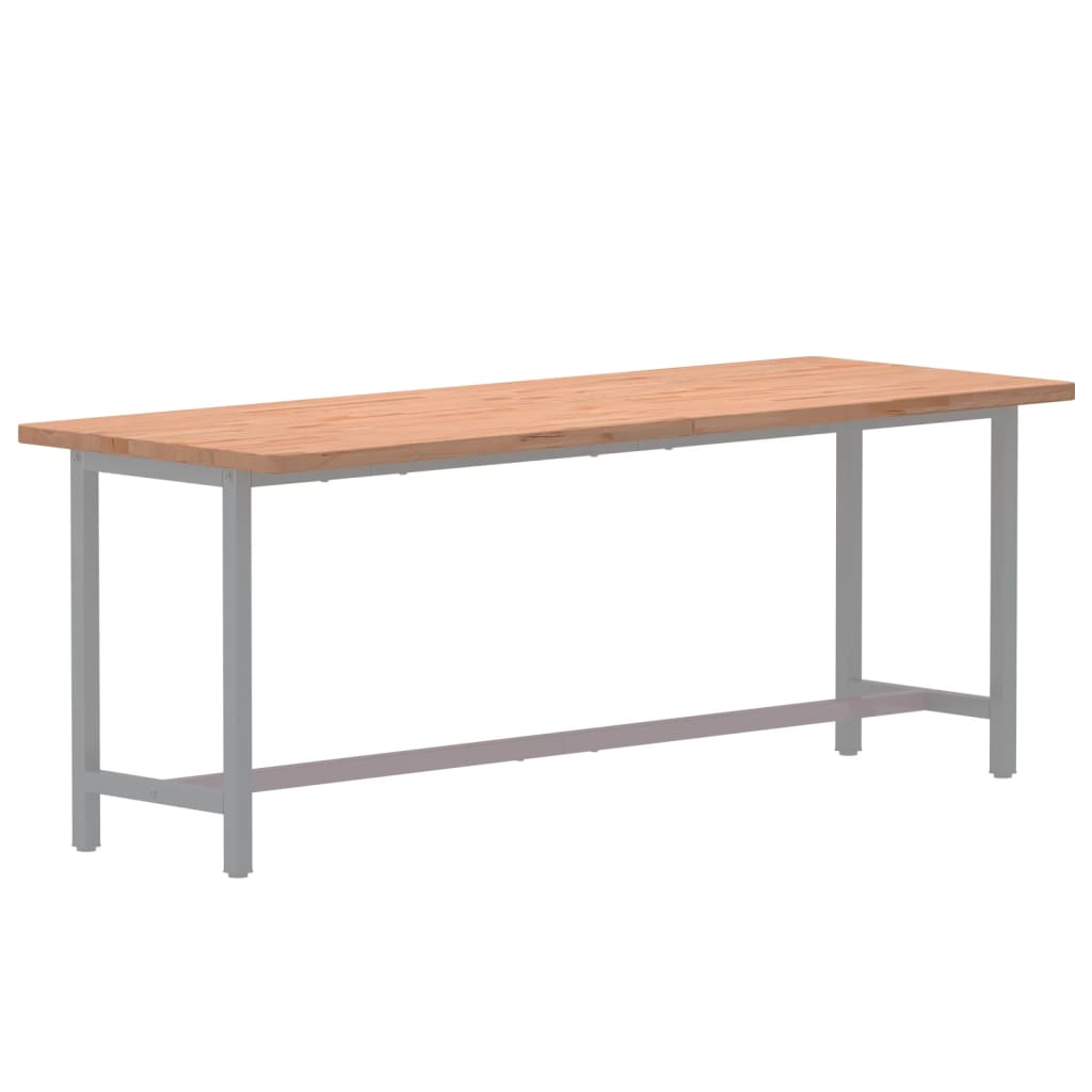 Thumbnail - vidaXL Schreibtischplatte 150x55x2,5 cm Massivholz Buche