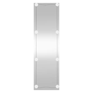 Nástěnné zrcadlo s LED osvětlením 30 x 100 cm sklo obdélníkové - obrázek 2