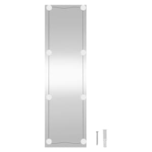 Nástěnné zrcadlo s LED osvětlením 30 x 100 cm sklo obdélníkové - obrázek 15