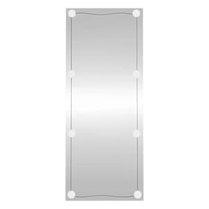 Nástěnné zrcadlo s LED osvětlením 40 x 100 cm sklo obdélníkové - obrázek 2